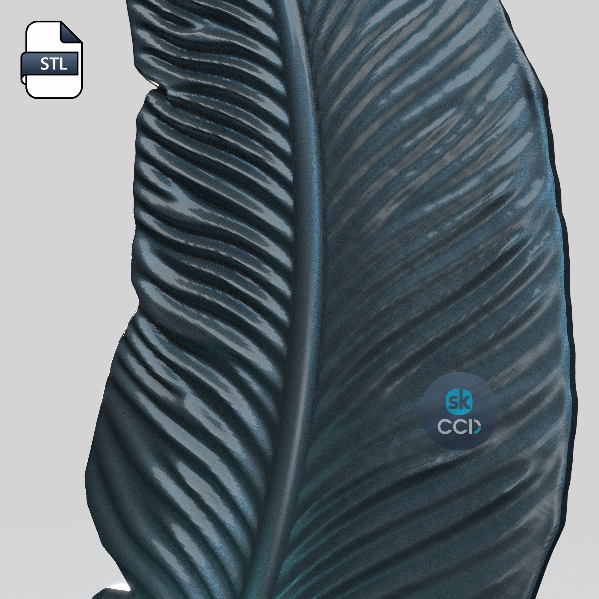 Wood Carving Art | Digital Files | Carving | Feather | Instant Download Files for CNC | 3D Model | 3D Printed Wall Art