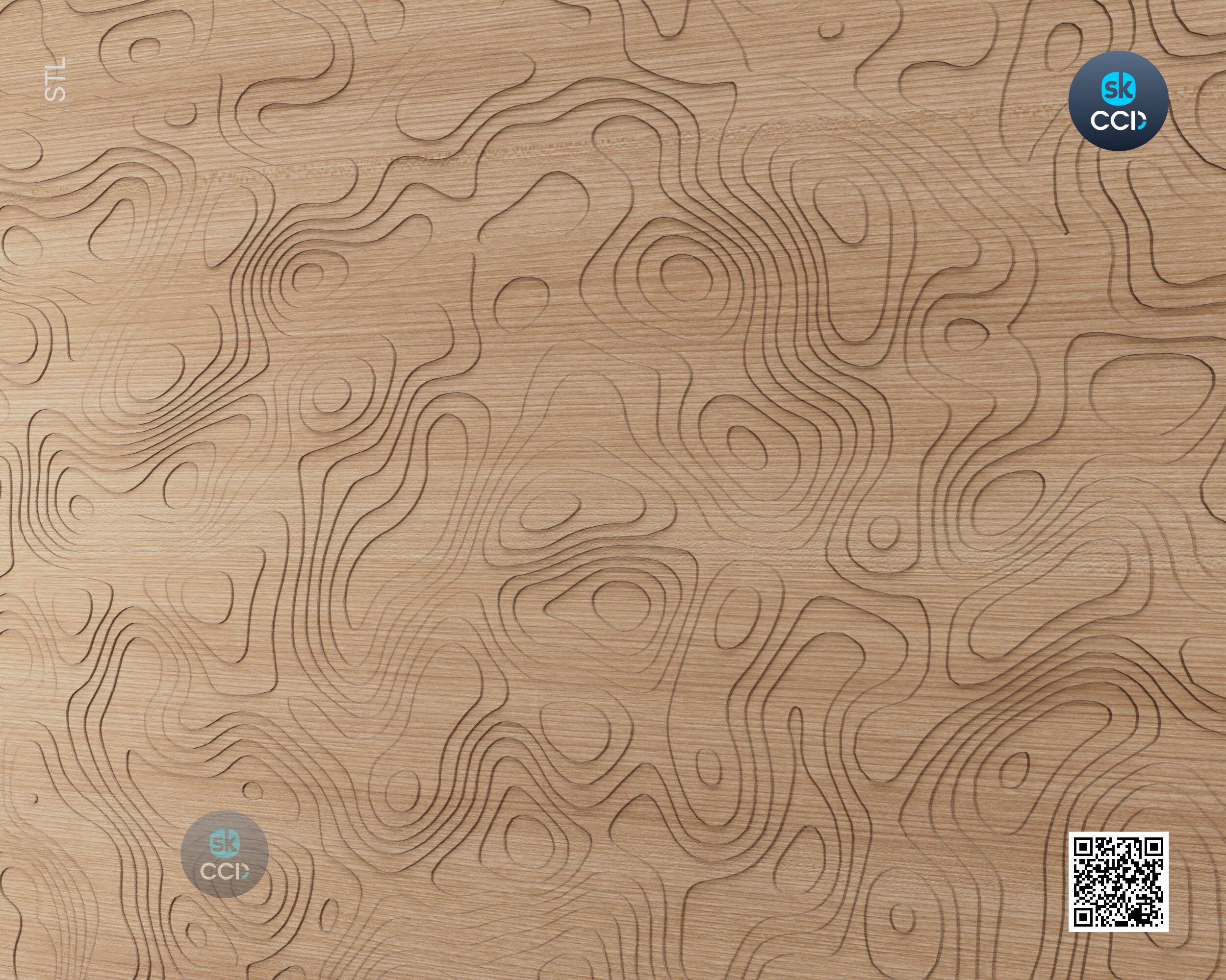 Wood Wall Art, LAYERED STL Model, CNC Router Carving ArtCAM File, Wall Sculpture, Wood Carving, 3D Model