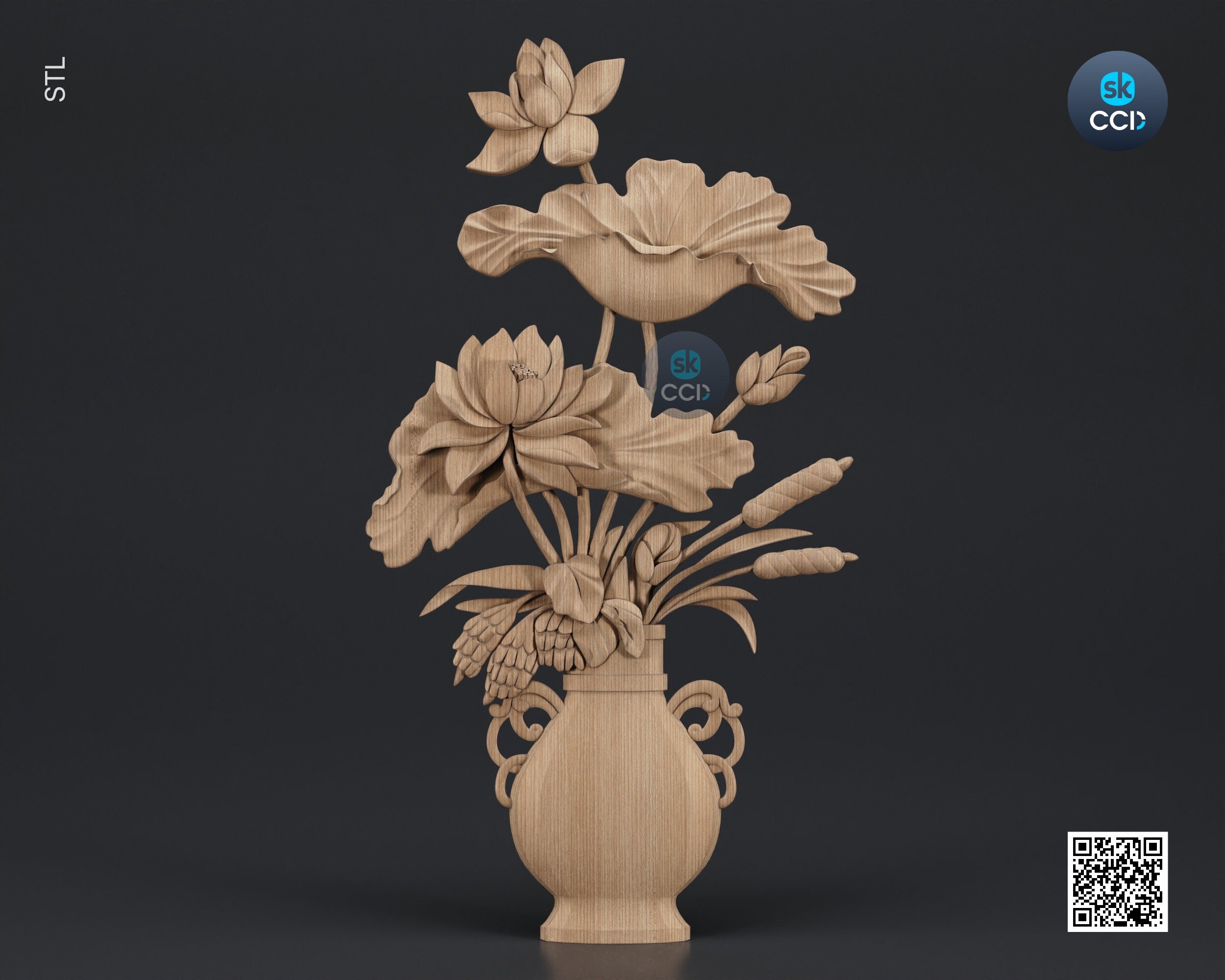 Afina | Wood Carving Art | Carving | Instant Download Files for CNC | 3D Model | Wooden Wall Art |