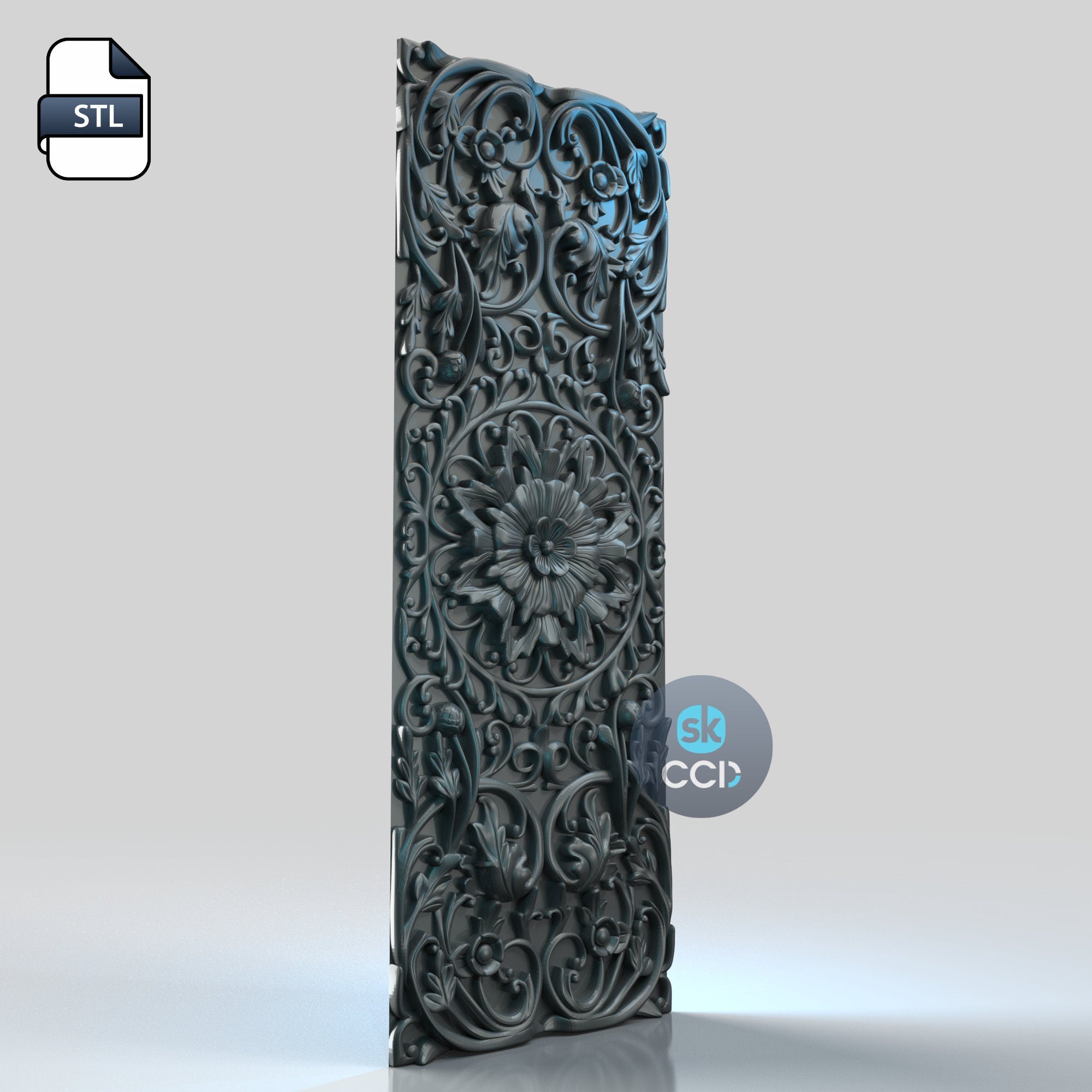 Wood Carving | Digital Files | Carving | Aristocracy | Instant Download Files for CNC | 3D Model | 3D Printed Wall Art