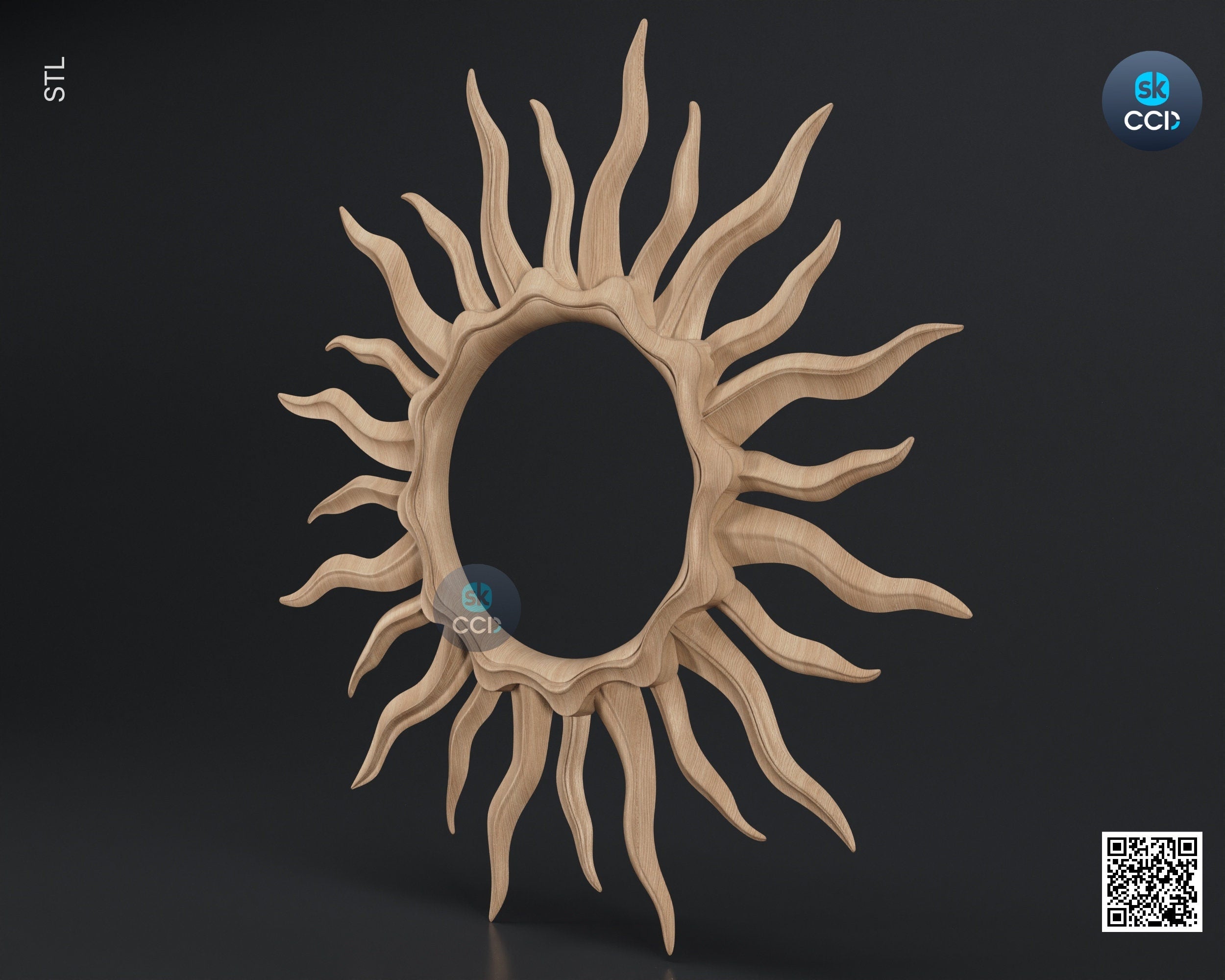 Carved Frame STL 3D Model, Carvign Frame, CNC Router Carving ArtCAM File, CNC files, Wood, Art, Wall Decor SKWF10124