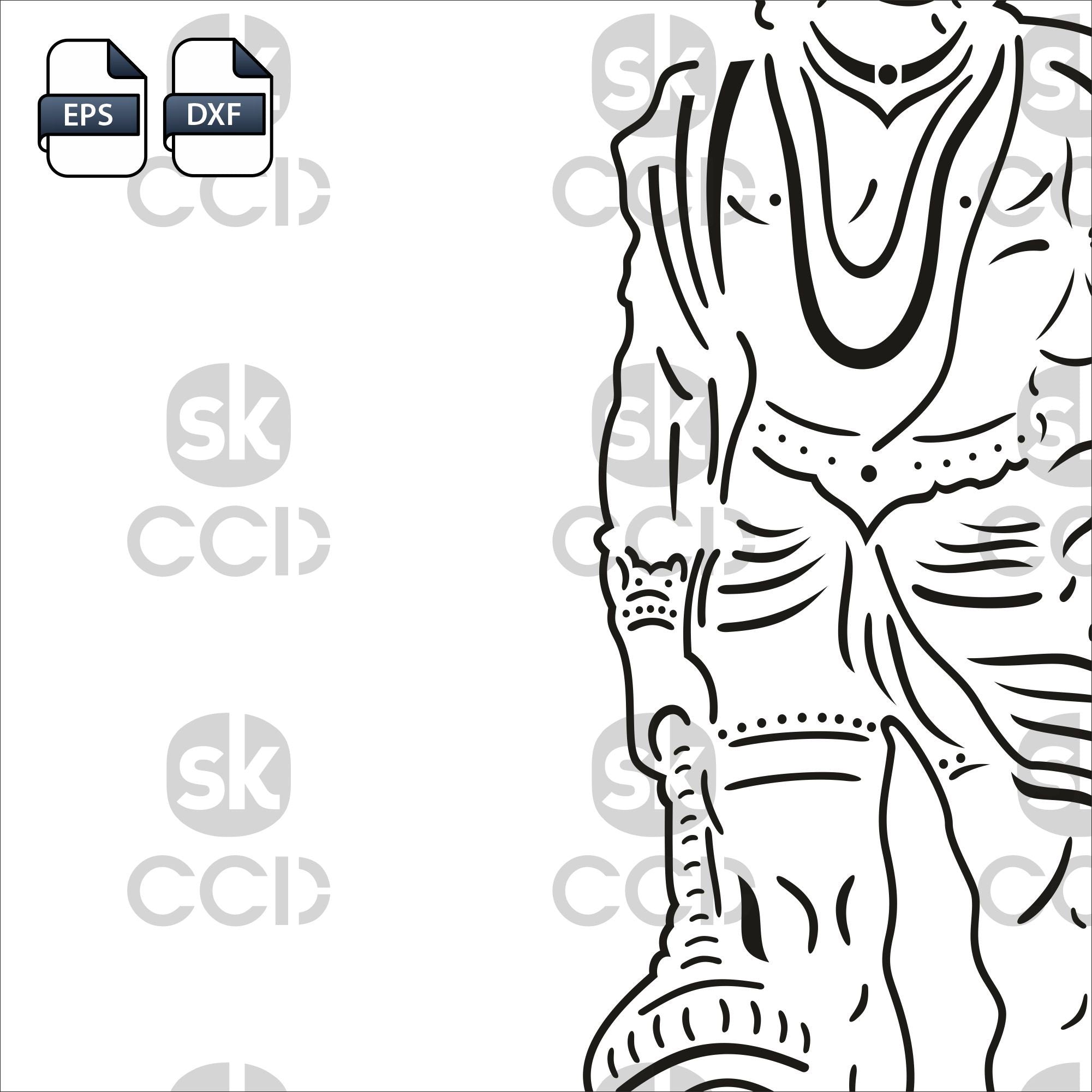 Indian God | Lord Hanuman | Hanuman | Laser Cutting Design | DXF Vector | Cnc Instant Download File | Cnc Digital Design