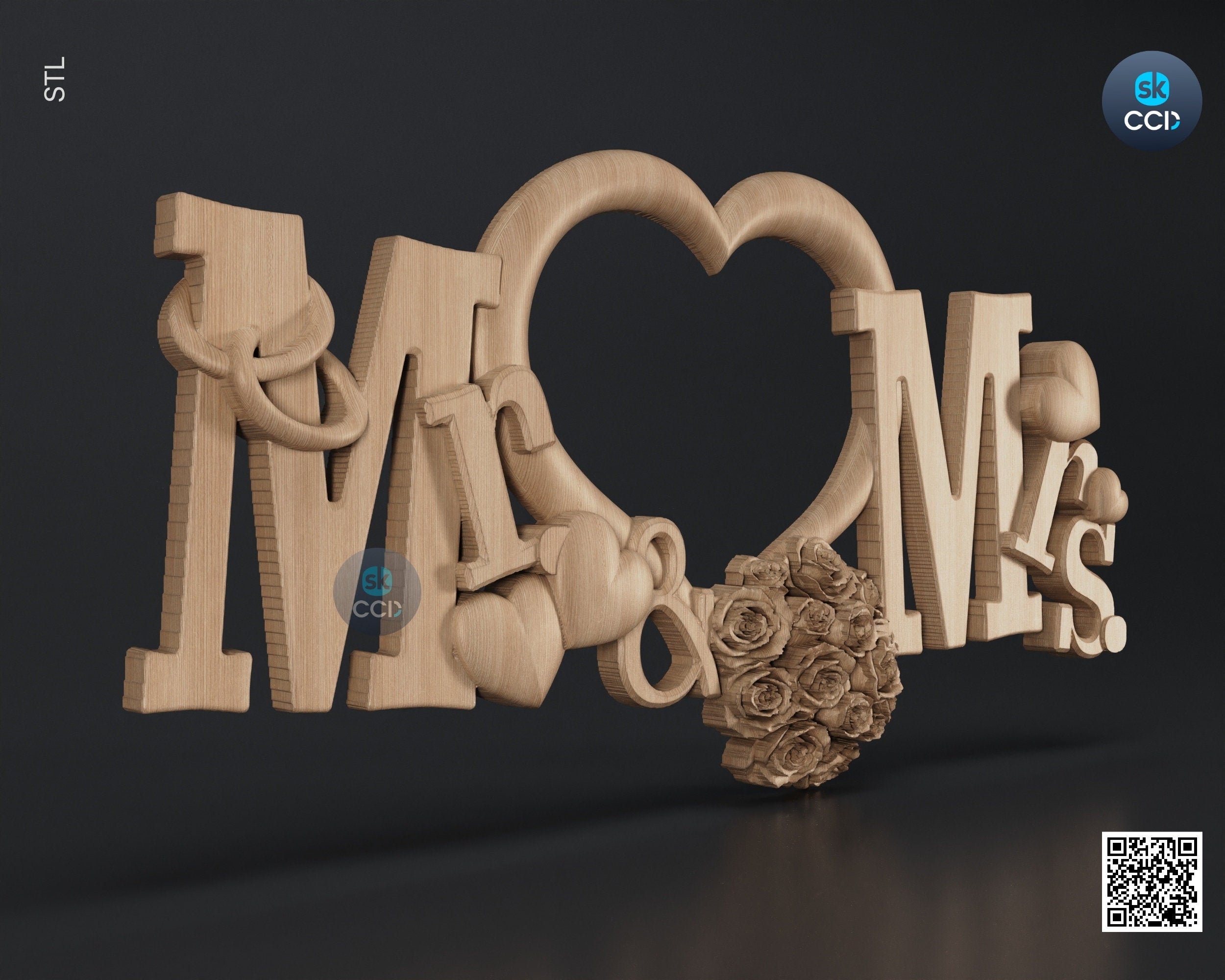 Carved Frame STL 3D Model, Carvign Frame, CNC Router Carving ArtCAM File, CNC files, Wood, Art, Wall Decor SKWF10174