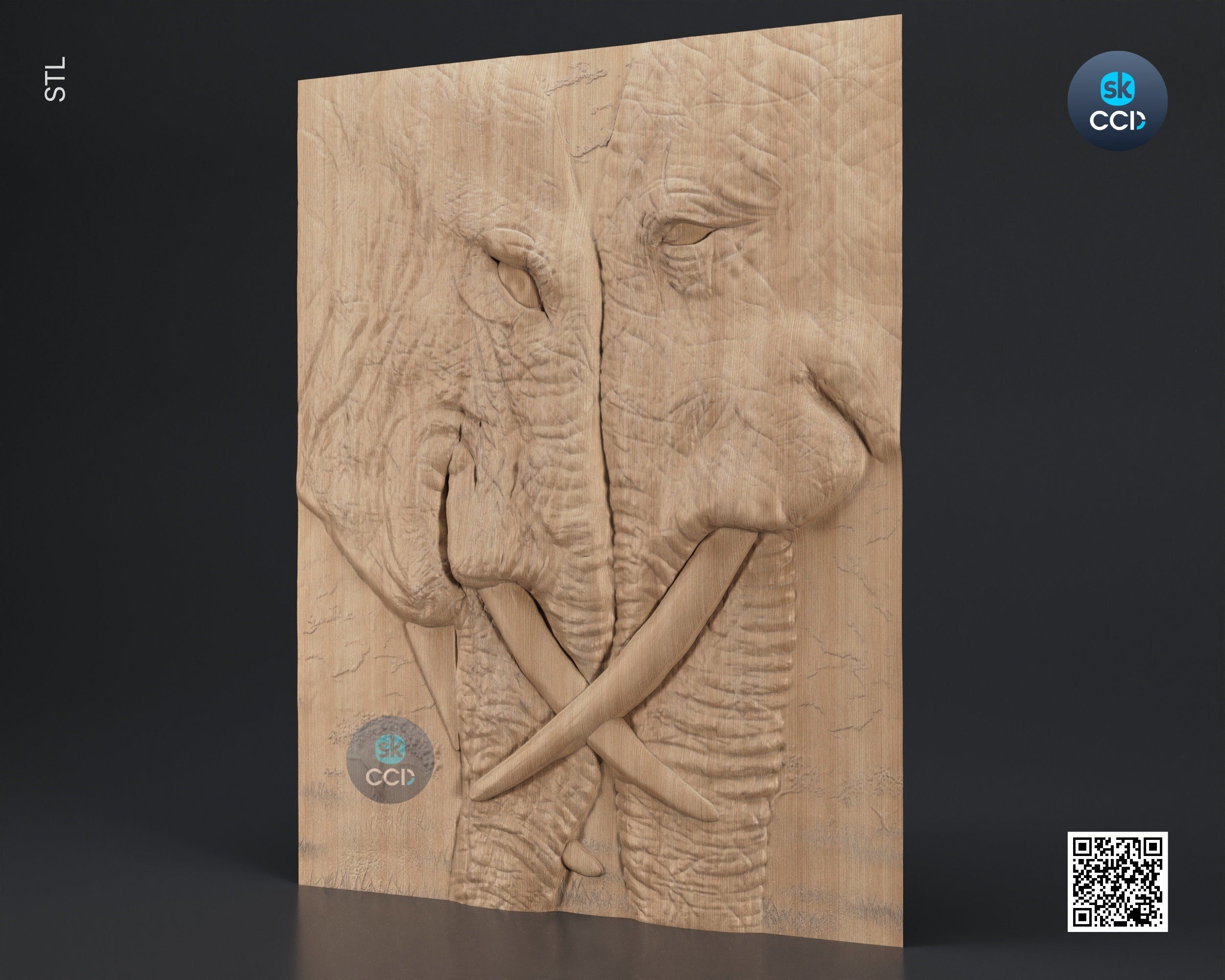 Wood Wall Art, Dilemma STL Model, CNC Router Carving ArtCAM File, Wall Sculpture, Wood Carving, 3D Model