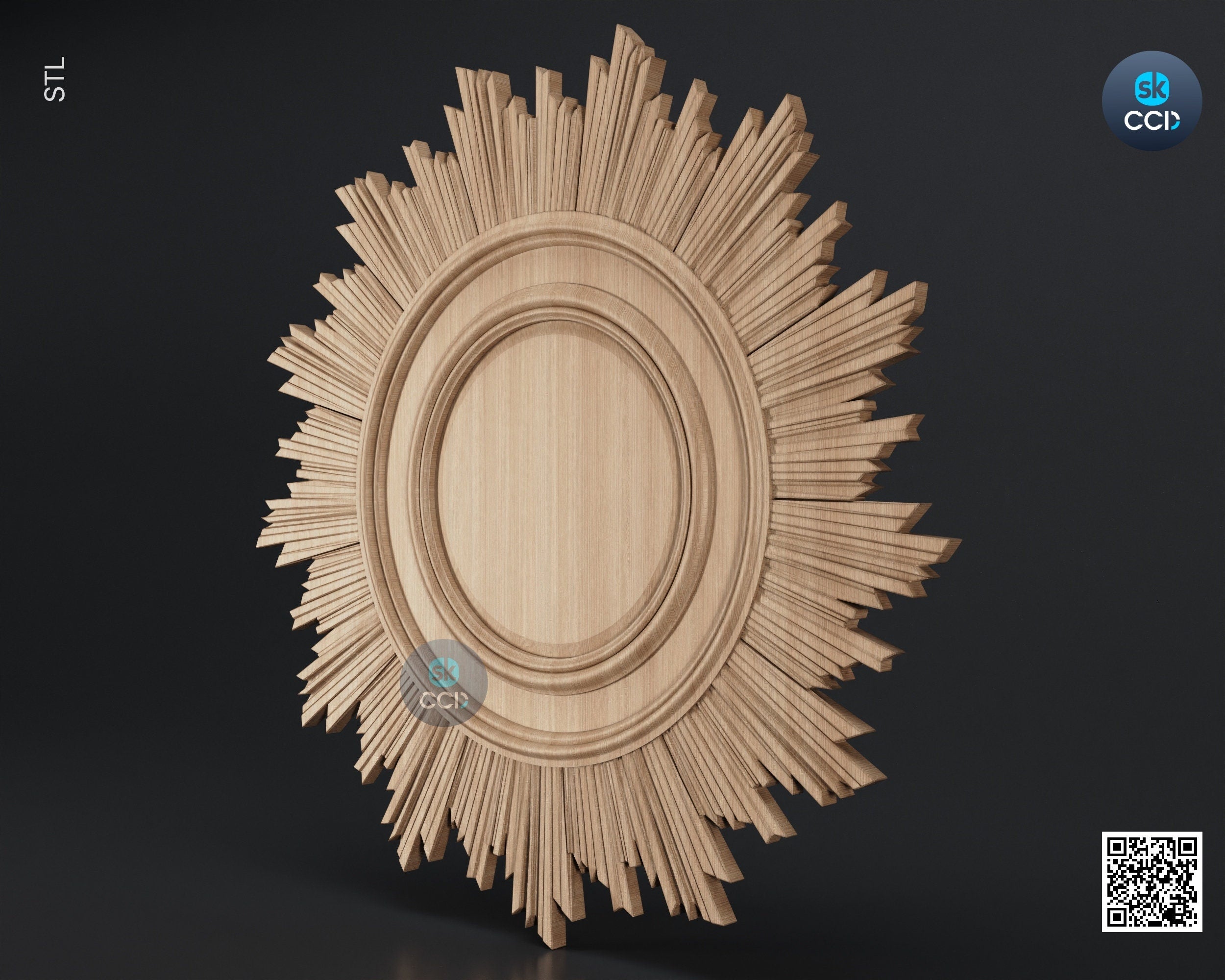 Carved Frame STL 3D Model, Carvign Frame, CNC Router Carving ArtCAM File, CNC files, Wood, Art, Wall Decor SKWF10236