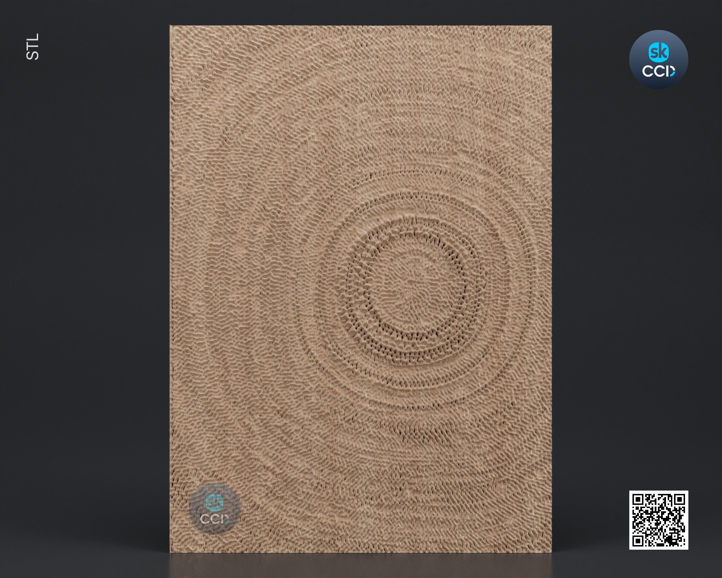 Wood Wall Art, Portal STL Model, CNC Router Carving ArtCAM File, Wall Sculpture, Wood Carving, 3D Model