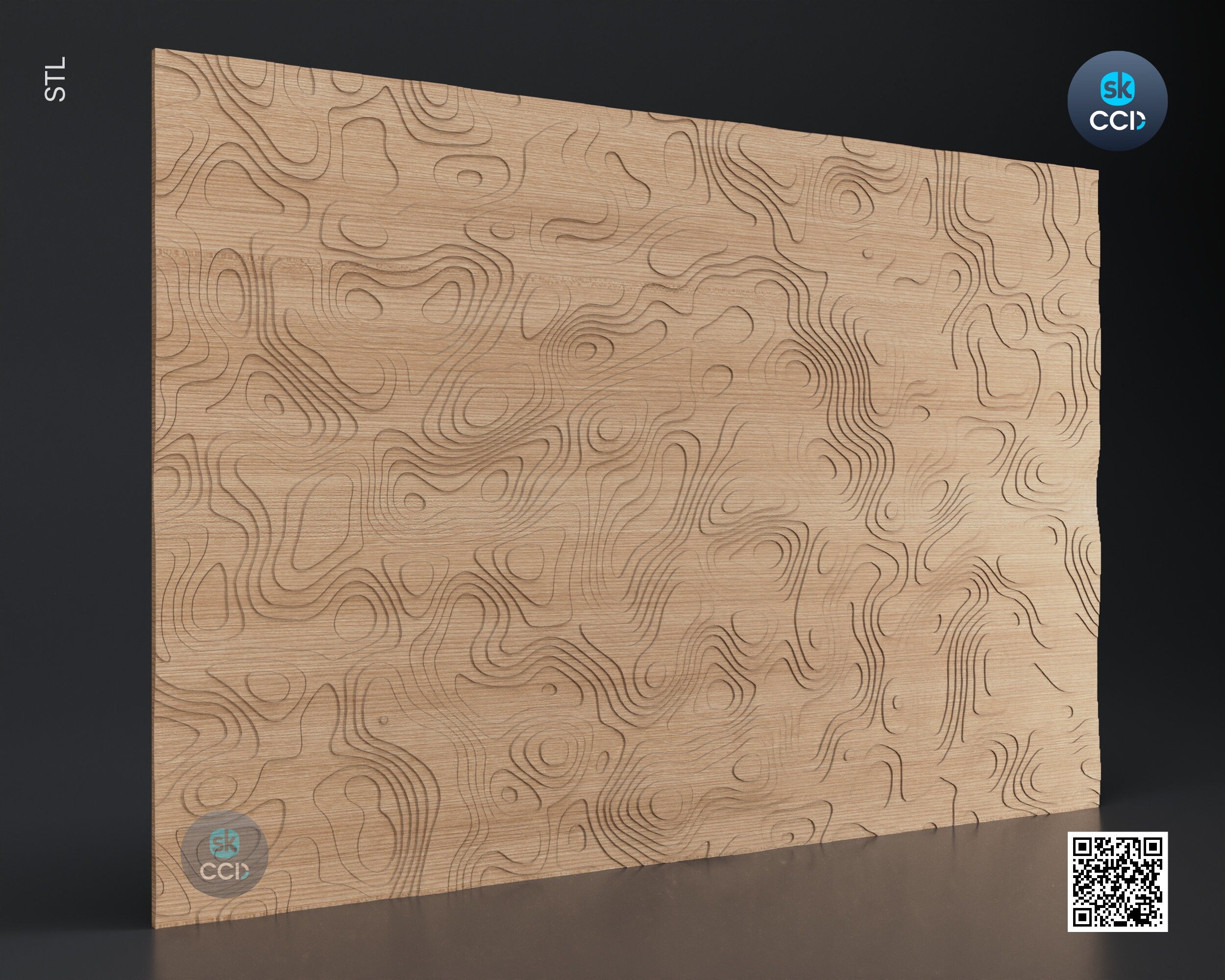 Wood Wall Art, LAYERED STL Model, CNC Router Carving ArtCAM File, Wall Sculpture, Wood Carving, 3D Model