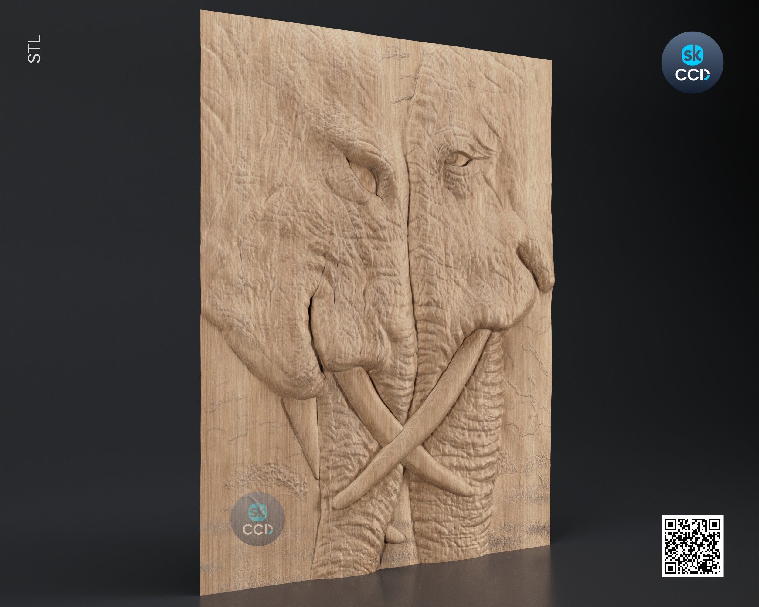 Wood Wall Art, Dilemma STL Model, CNC Router Carving ArtCAM File, Wall Sculpture, Wood Carving, 3D Model
