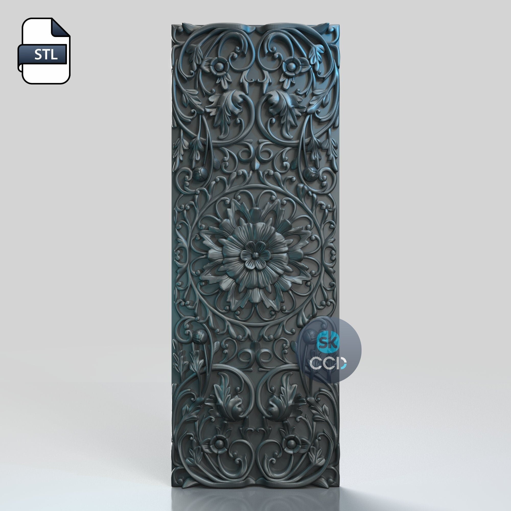 Wood Carving | Digital Files | Carving | Aristocracy | Instant Download Files for CNC | 3D Model | 3D Printed Wall Art