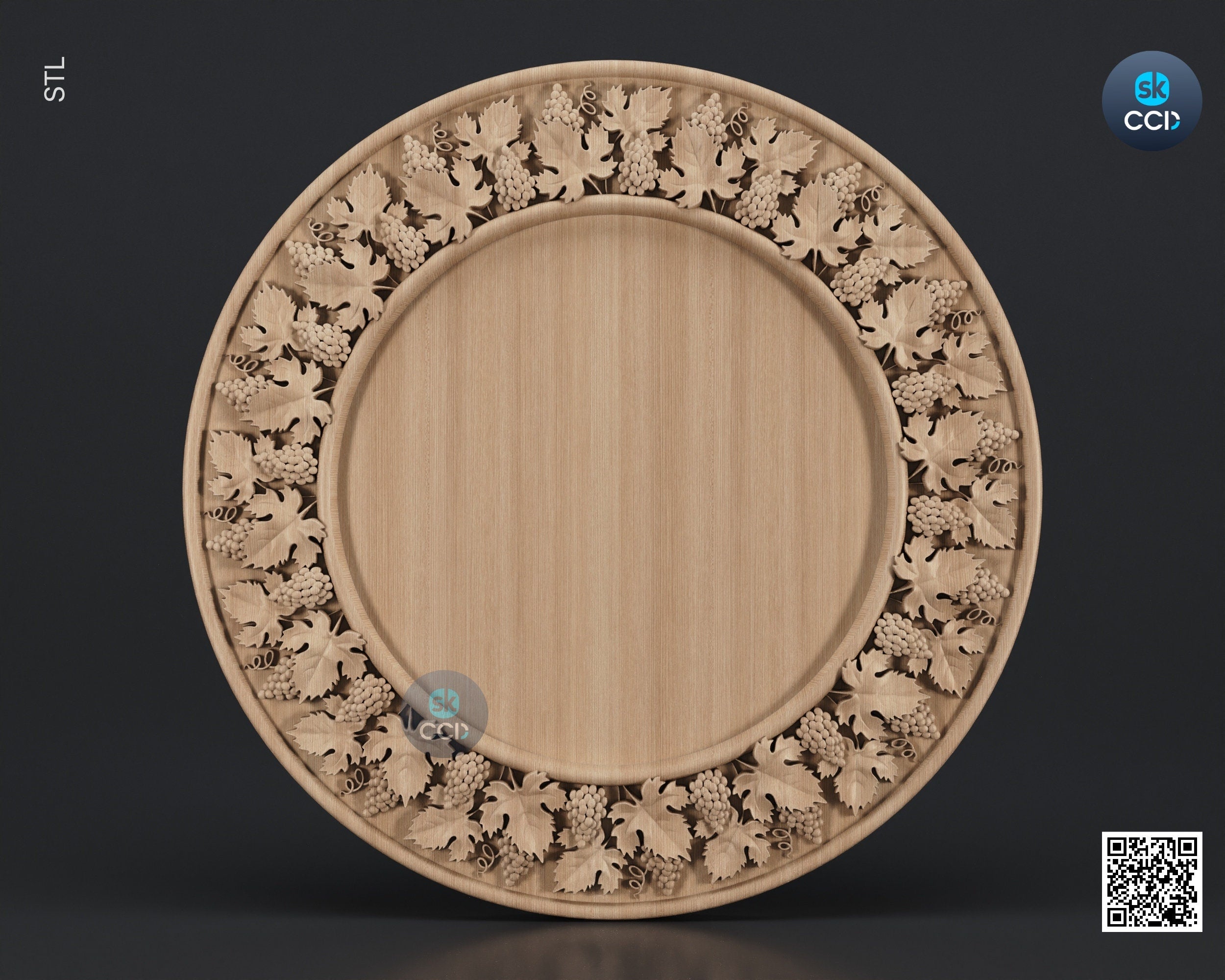 Carved Frame STL 3D Model, Carvign Frame, CNC Router Carving ArtCAM File, CNC files, Wood, Art, Wall Decor SKWF10100