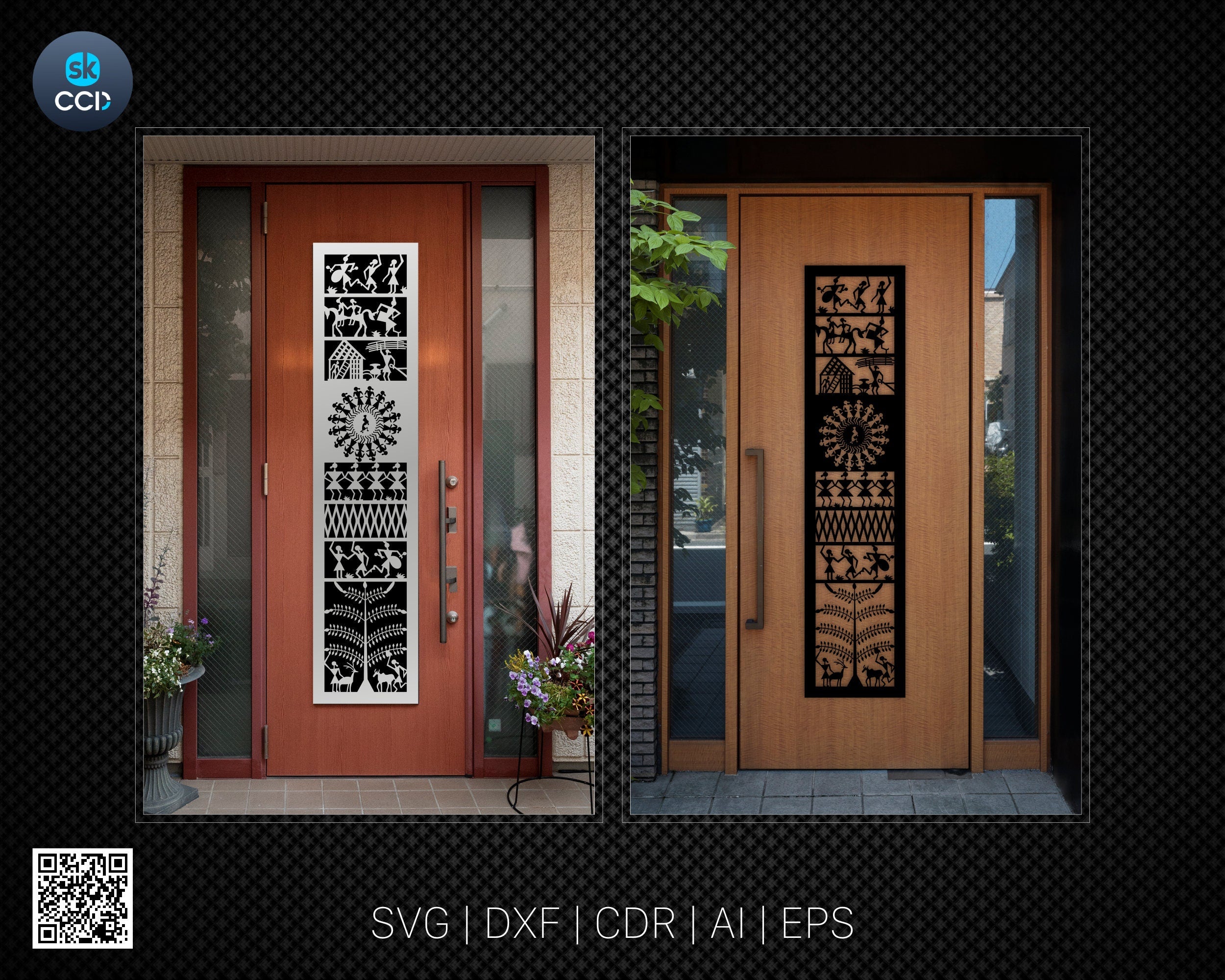 Traditional Laser Cutting Design Partation Screen DXF Vector Cnc Instant Download File, Cnc Digital Design, SVG