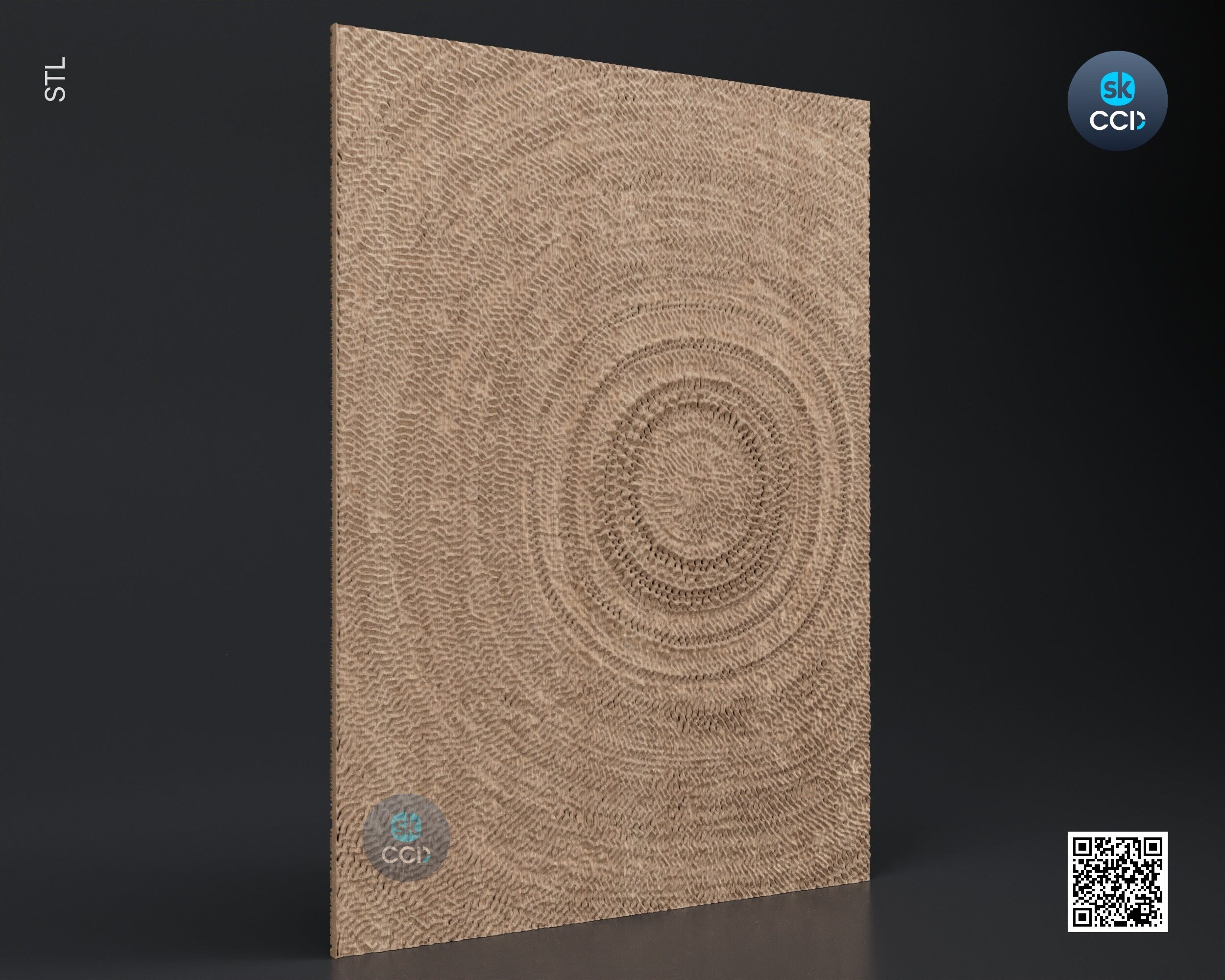 Wood Wall Art, Portal STL Model, CNC Router Carving ArtCAM File, Wall Sculpture, Wood Carving, 3D Model