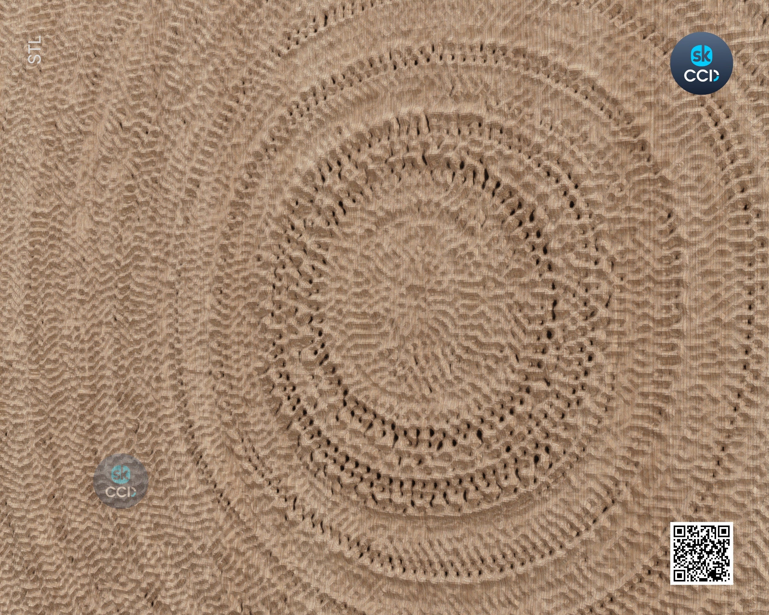 Wood Wall Art, Portal STL Model, CNC Router Carving ArtCAM File, Wall Sculpture, Wood Carving, 3D Model