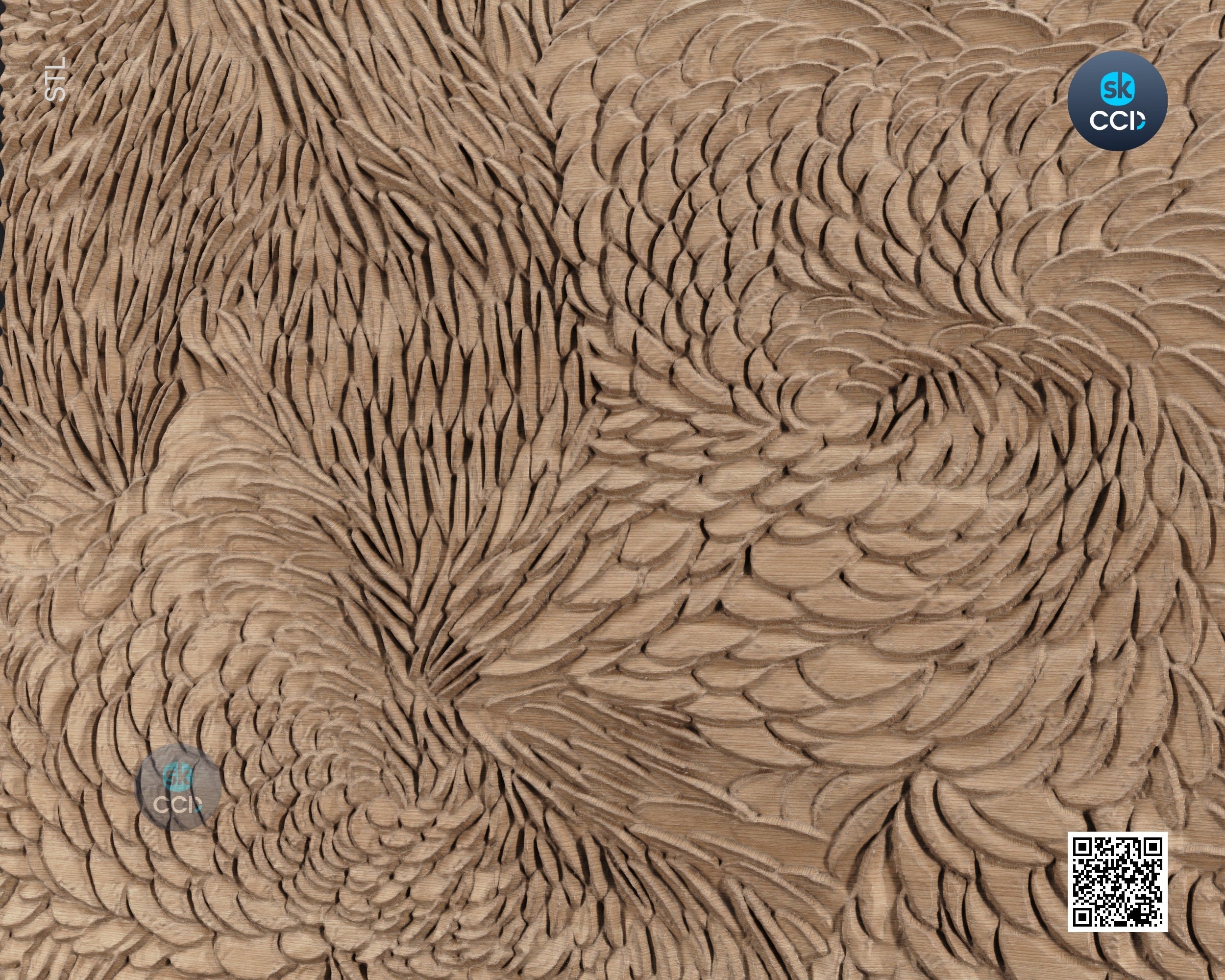 Wood Wall Art, Falcon STL Model, CNC Router Carving ArtCAM File, Wall Sculpture, Wood Carving, 3D Model