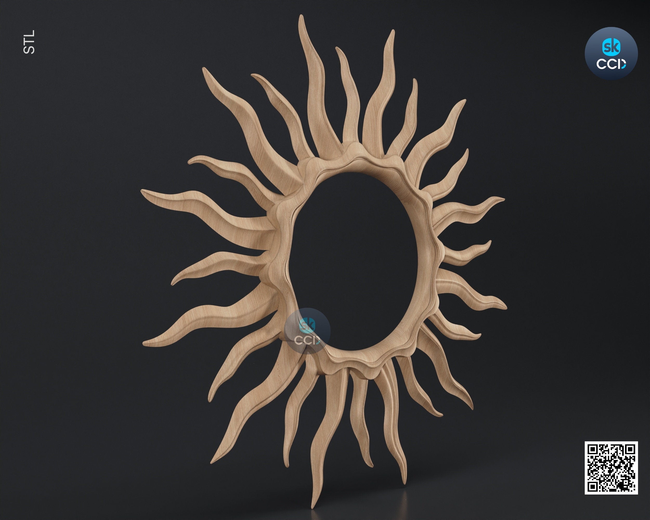 Carved Frame STL 3D Model, Carvign Frame, CNC Router Carving ArtCAM File, CNC files, Wood, Art, Wall Decor SKWF10124