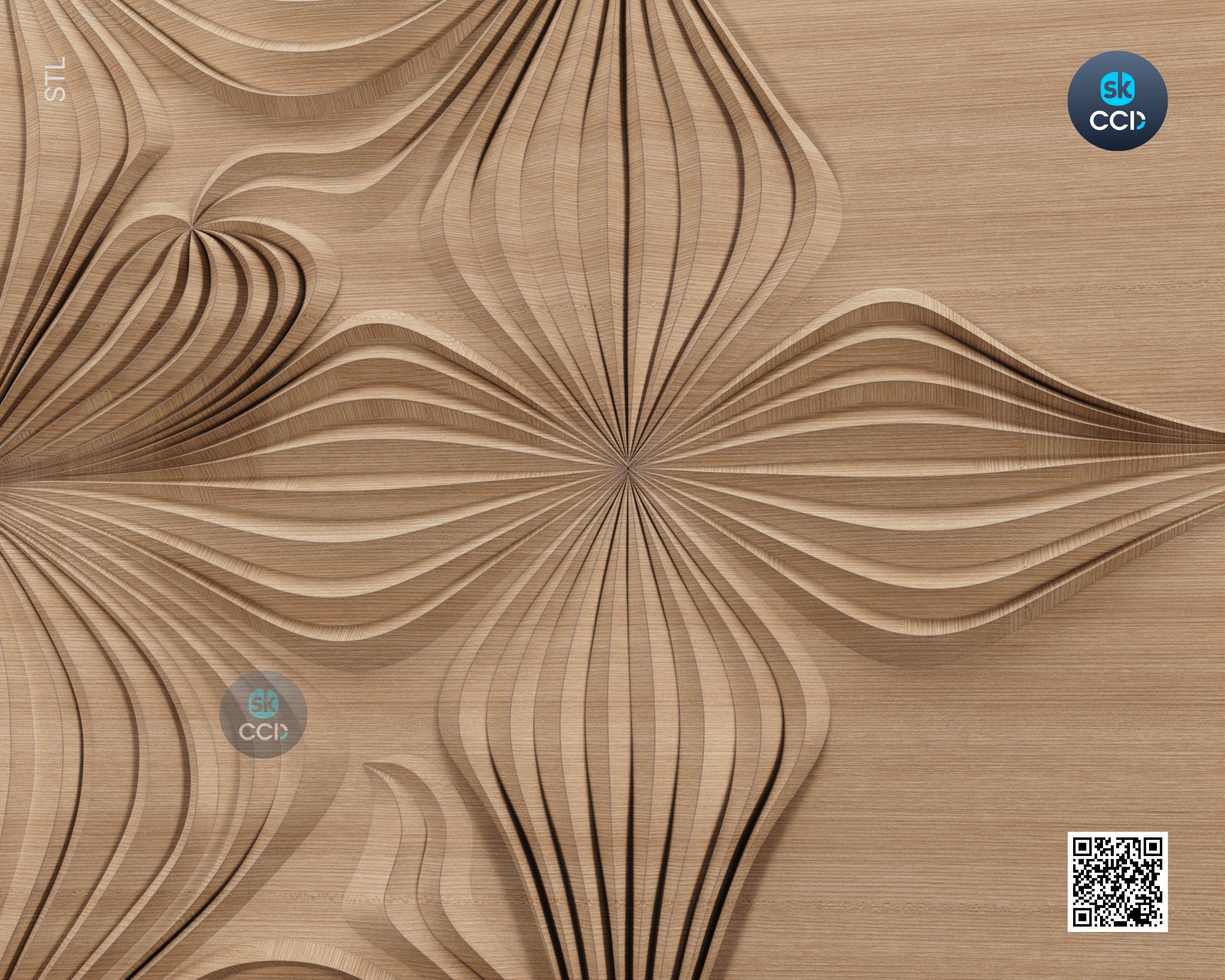Wood Wall Art, ASTER STL Model, CNC Router Carving ArtCAM File, Wall Sculpture, Wood Carving, 3D Model