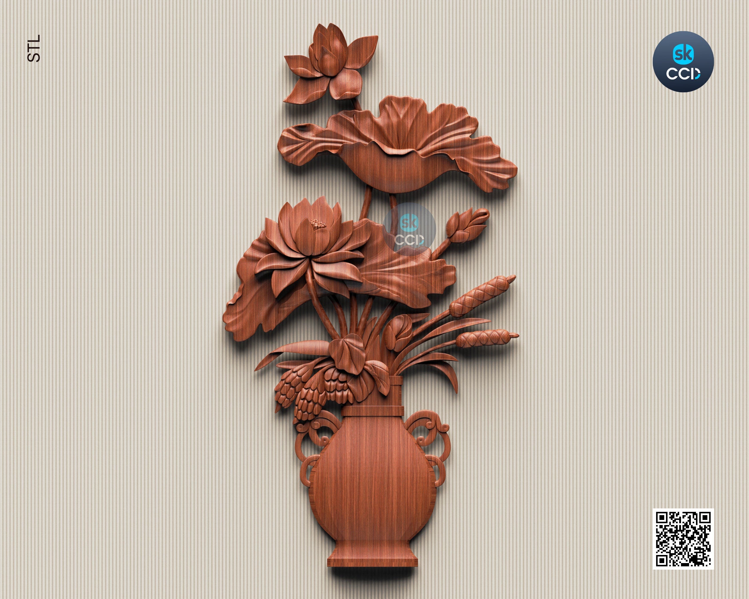 Afina | Wood Carving Art | Carving | Instant Download Files for CNC | 3D Model | Wooden Wall Art |