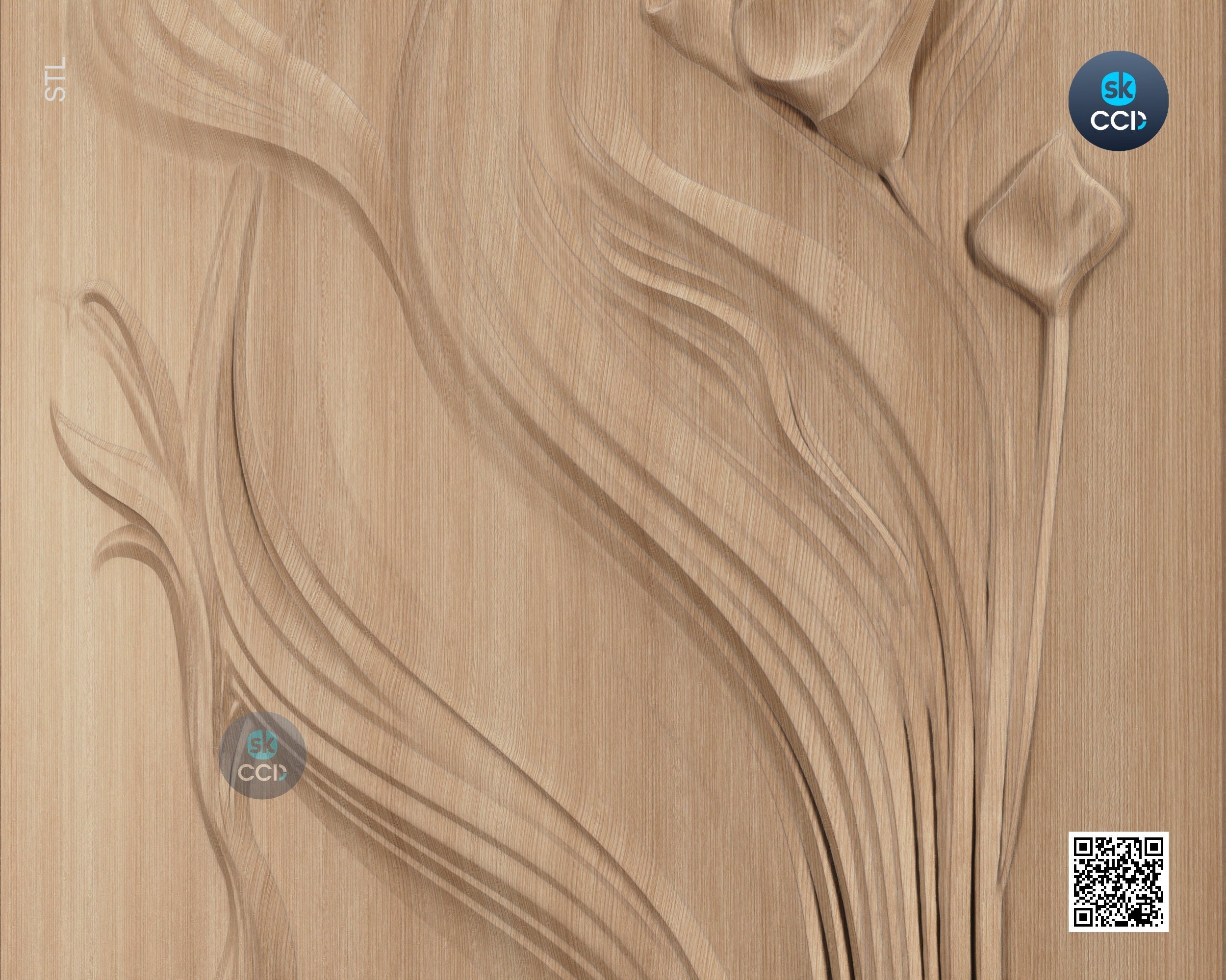 Wood Wall Art, Kala STL Model, CNC Router Carving ArtCAM File, Wall Sculpture, Wood Carving, 3D Model