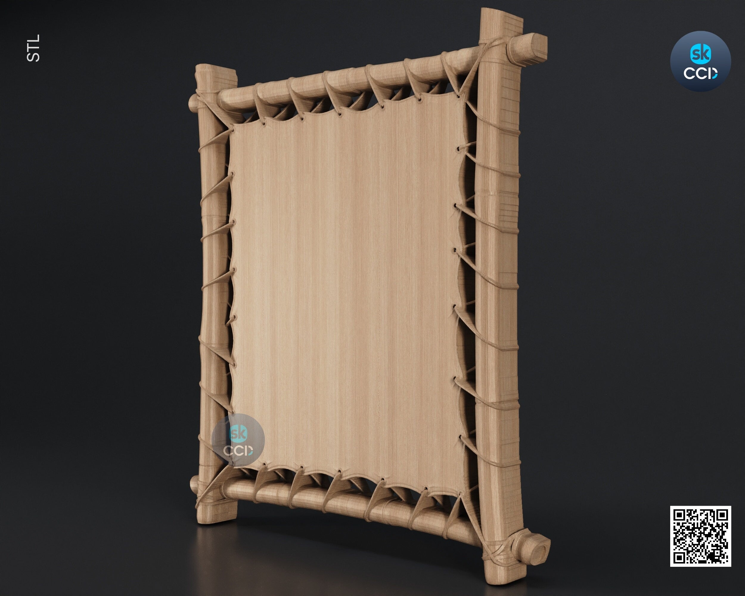 Carved Frame STL 3D Model, Carvign Frame, CNC Router Carving ArtCAM File, CNC files, Wood, Art, Wall Decor SKWF10196