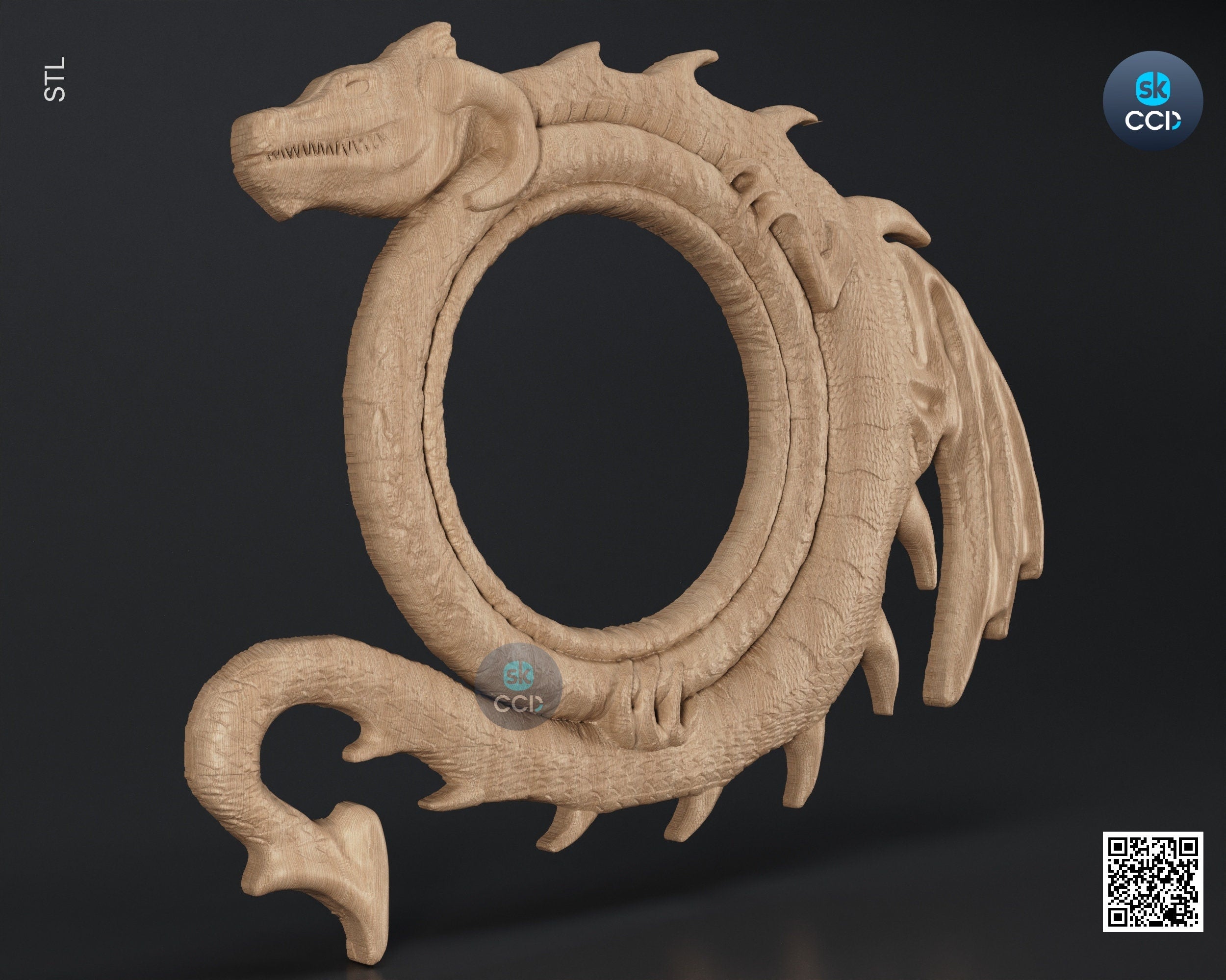 Carved Frame STL 3D Model, Carvign Frame, CNC Router Carving ArtCAM File, CNC files, Wood, Art, Wall Decor SKWF10248